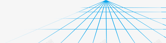 网格线png免抠素材_新图网 https://ixintu.com 商务 地平线 放射 格子线 科技 网格线 蓝色