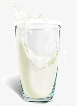 牛奶玻璃杯素材