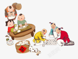 古典具有特色中国古代小孩高清图片