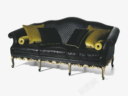 黑色欧式奢华装饰沙发素材