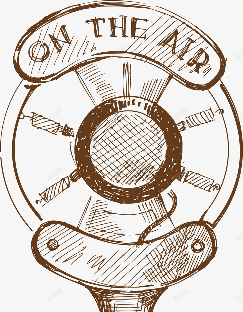 电子喇叭图标png_新图网 https://ixintu.com 喇叭 录音 录音ico 录音icon 录音图标 录音棚 录音设备 手绘