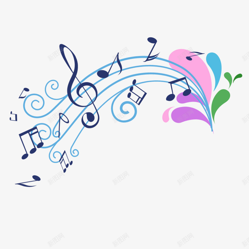 蓝色音符音乐符号png图片免费下载 素材7jqvpaevk 新图网 蓝色音符音乐符号png图片免费下载 素材7jqvpaevk 新图网