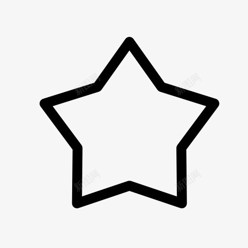 五角星icon图标png_新图网 https://ixintu.com 五角星 星星