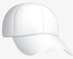白色棒球白色棒球帽高清图片