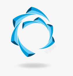 圆环logo卡通装饰科技LOGO圆环图标高清图片