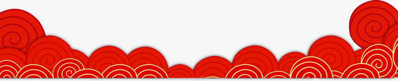 红色中国风海浪框架png免抠素材_新图网 https://ixintu.com 中国风框架 古典边框 大海 新年 新春 春节 海浪