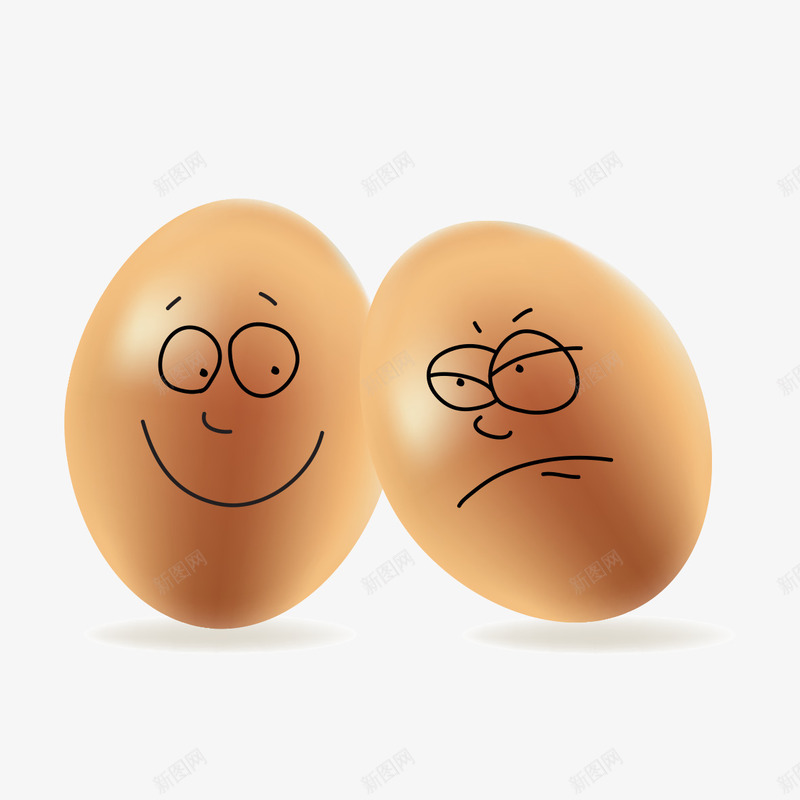 童趣鸡蛋png免抠素材_新图网 https://ixintu.com 创意 卡通 手绘 童趣 美味 美食 蛋 表情 食品 食物 鸡蛋