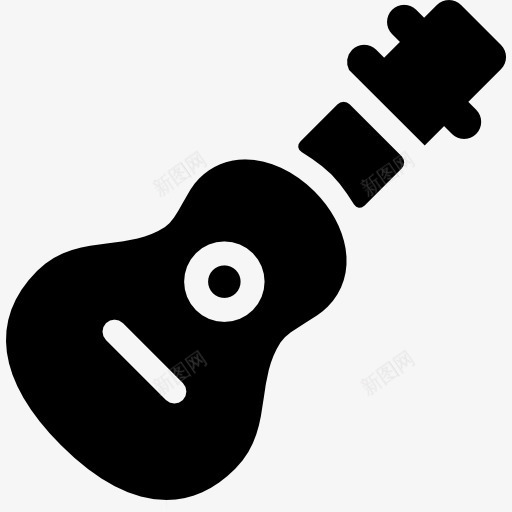 吉他图标png_新图网 https://ixintu.com 乐器 乐队 传统的西班牙吉他 弦乐器 音乐