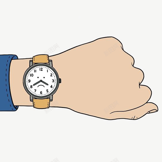 手绘手表png免抠素材_新图网 https://ixintu.com 卡通手表 手表装饰 时间 时间动画 机械表 看表
