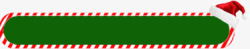 圆角标签绿色圣诞节圆角标签高清图片