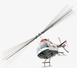 白色直升飞机素材