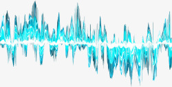 音频波浪矢量图素材