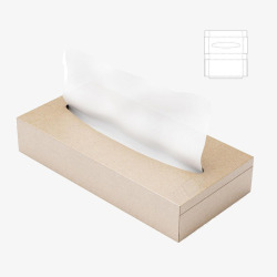 维达纸盒抽纸木质纸盒高清图片
