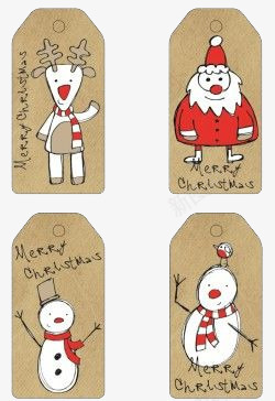 圣诞小卡片png免抠素材_新图网 https://ixintu.com 圣诞老人 圣诞节 小卡片 木质感