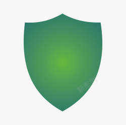 绿色条纹安全盾牌绿色盾牌矢量图图标高清图片