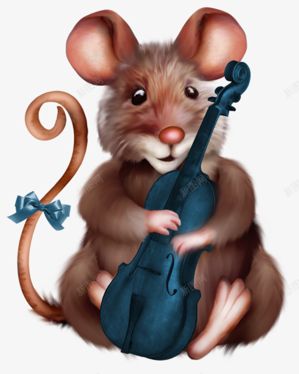 老鼠卡通动物png免抠素材_新图网 https://ixintu.com 动物 卡通 吉他 老鼠 老鼠生日