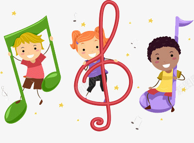 玩音乐的小孩子png免抠素材_新图网 https://ixintu.com 兴趣 开心 音符