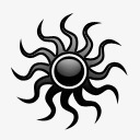 太阳符号icon图标图标