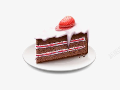 甜点png免抠素材_新图网 https://ixintu.com 下午茶 奶油 小甜点 手绘甜点 草莓 蛋糕