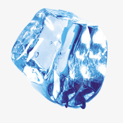 蓝色冰凉背景冰块高清图片