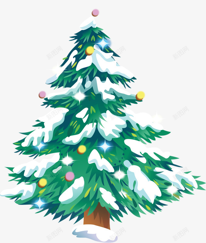 创意手绘立绘合成绿色的圣诞树png免抠素材_新图网 https://ixintu.com 创意 合成 圣诞树 绿色