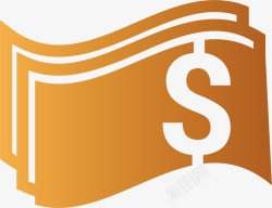 商务纸张钞票金融商务图标矢量图高清图片