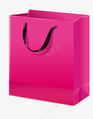 紫色购物袋png免抠素材_新图网 https://ixintu.com 打折促销元素 生活元素 紫色购物袋 购物
