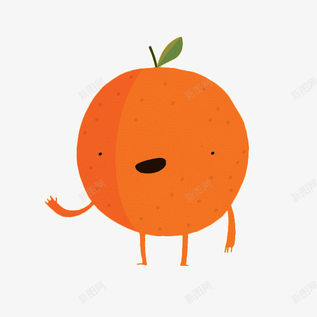 卡通可爱的香橙png免抠素材_新图网 https://ixintu.com 卡通 可爱 插画 橘子 橙子 水果 表情 香橙 香橙卡通