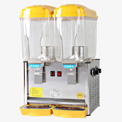自动三缸冷饮机黄色饮料机高清图片