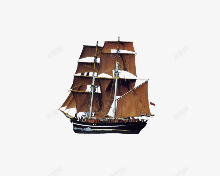 古代帆船png免抠素材_新图网 https://ixintu.com 古代帆船 帆船 船