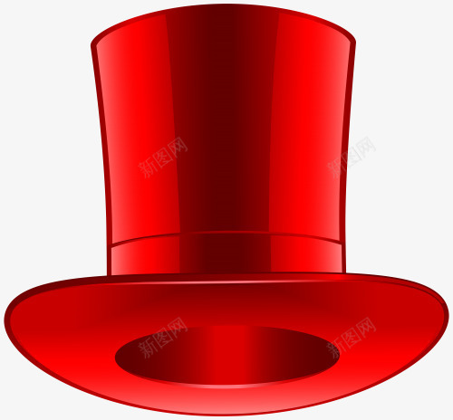 红色魔术帽png免抠素材_新图网 https://ixintu.com 变魔术 帽子 红色 魔术帽