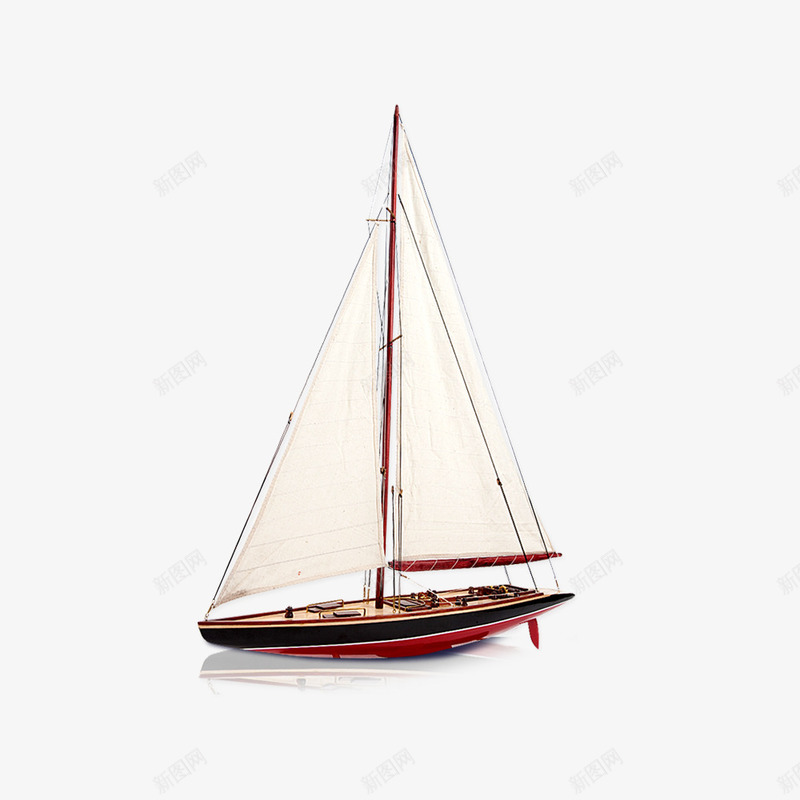 帆船装饰png免抠素材_新图网 https://ixintu.com 小船 帆船 矢量帆船 矢量装饰 装饰