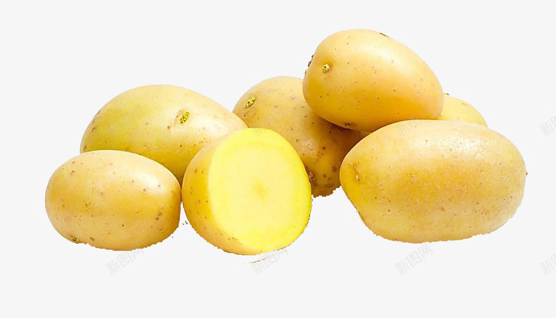 实物食物一堆黄色马铃薯png免抠素材_新图网 https://ixintu.com 土豆 实物 特产 蔬菜 食物 马铃薯 黄色