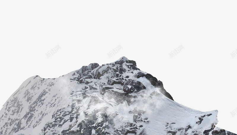 一坐山峰png免抠素材_新图网 https://ixintu.com 山 山顶 崇山峻岭 背景装饰 雪山 雪山索道