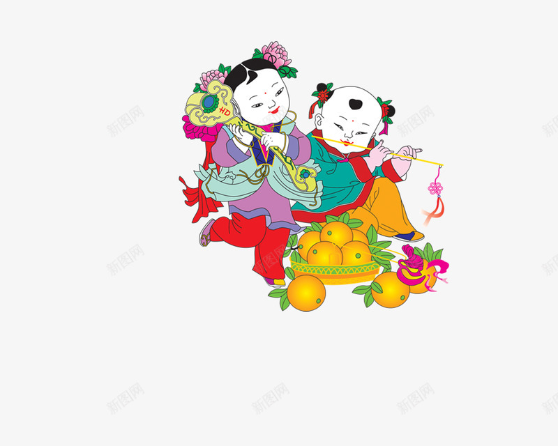 春节装饰卡通吉祥物图png免抠素材_新图网 https://ixintu.com 卡通免抠图素材 卡通装饰 卡通高清素材 吉祥物 春节素材 春节装饰素材 装饰素材