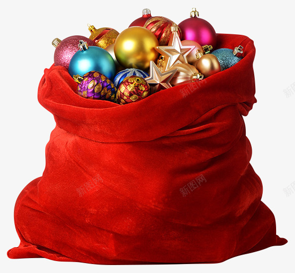 摄影圣诞节元素彩球礼袋png免抠素材_新图网 https://ixintu.com 元素 圣诞节 彩球 摄影 礼袋