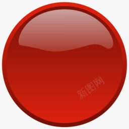 按钮红色的openicon图标png_新图网 https://ixintu.com button red 按钮 红色的