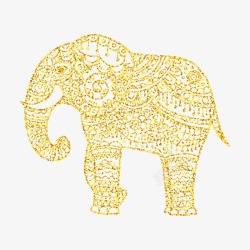 金色大象素材