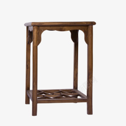 简洁实用的木头桌子木架高清图片