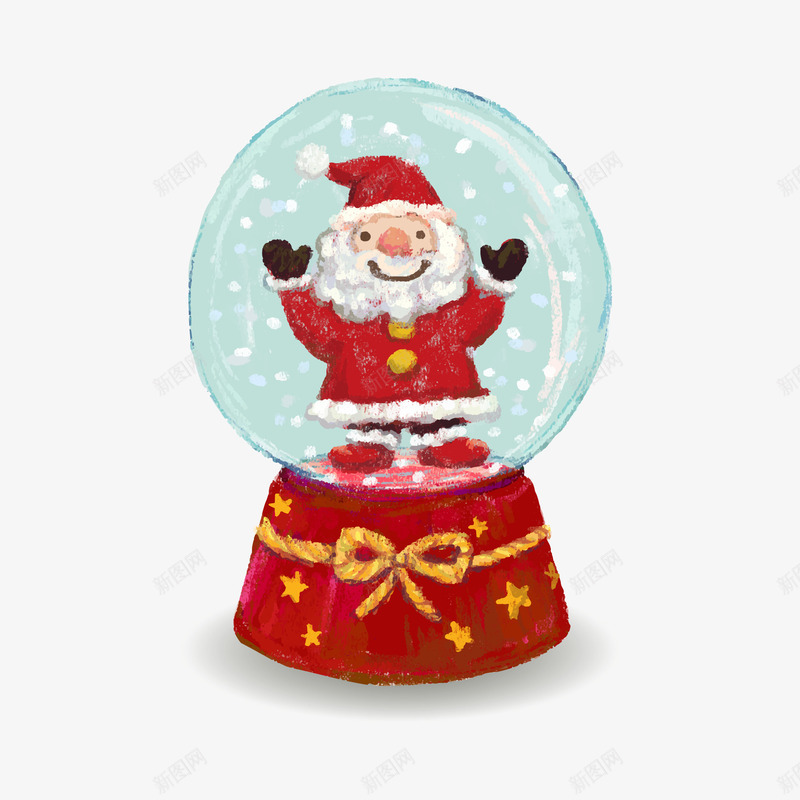 水晶球圣诞老人png免抠素材_新图网 https://ixintu.com 圣诞树水晶球 圣诞节水彩素材 水彩矢量圣诞水晶球 红色水晶球圣诞老人