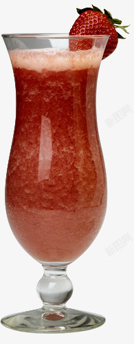 草莓果水汁素材