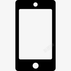 平板电脑的屏幕智能手机的空白屏幕图标高清图片