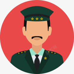 icon人员警察长官icon矢量图图标高清图片