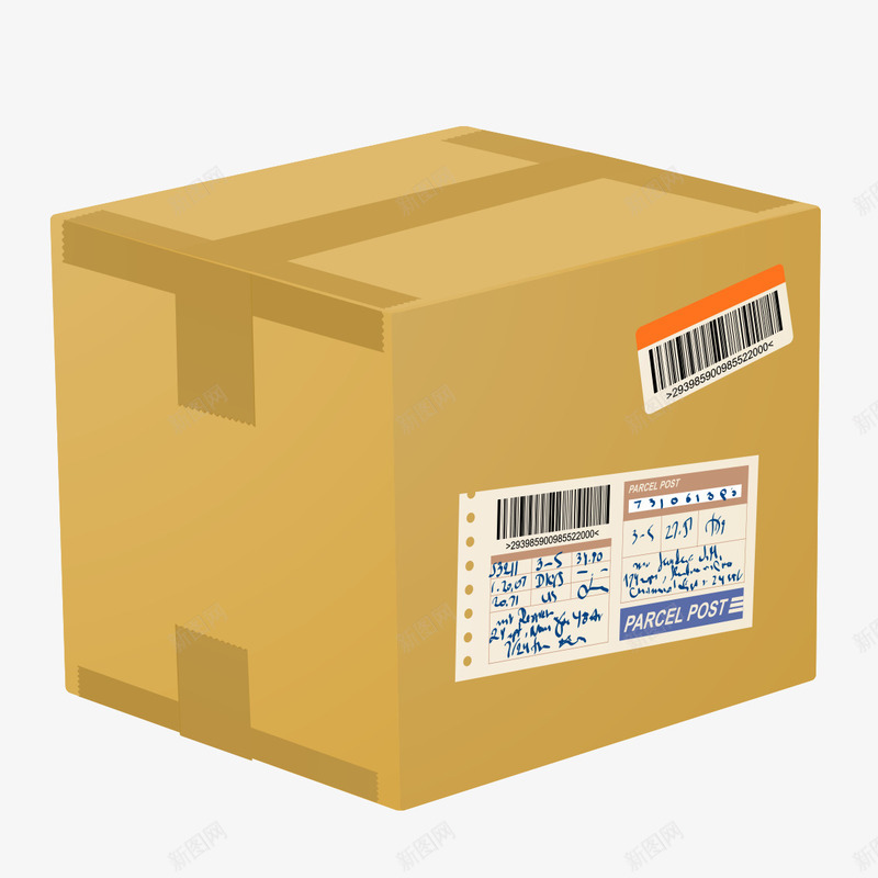 快递盒子png免抠素材_新图网 https://ixintu.com 包装 图库 大包 展示图 展示盒 盒子 纸盒展开 纸盒库 纸盒设计图 装盒子 设计