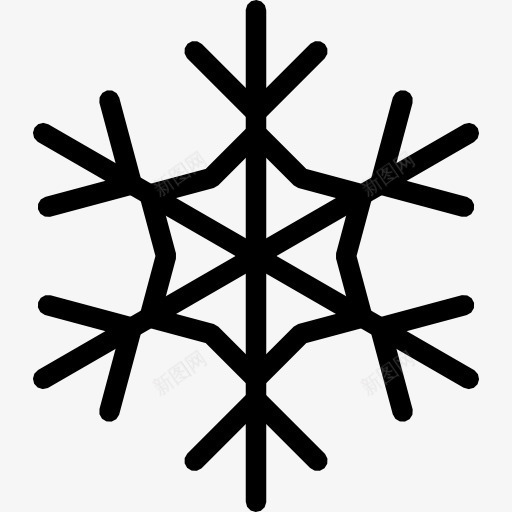 圣诞雪花图标png_新图网 https://ixintu.com 图标 圣诞 雪花