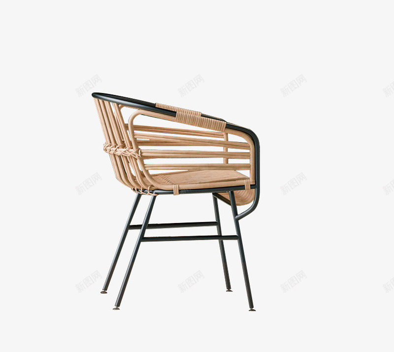 简约实用藤椅png免抠素材_新图网 https://ixintu.com 产品实物 凳子 家具 家居装饰 藤椅