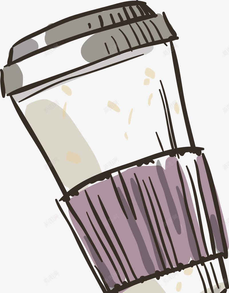 创意咖啡杯子png免抠素材_新图网 https://ixintu.com 卡通杯子 彩色 杯子 杯子样机 矢量杯子 纸制品 纸杯 纸杯样机 饮具