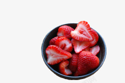 一碗草莓素材