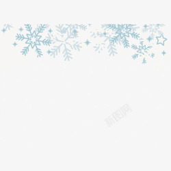 白色反光白色雪花装饰装饰高清图片