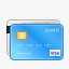 信贷卡片程序图标图标
